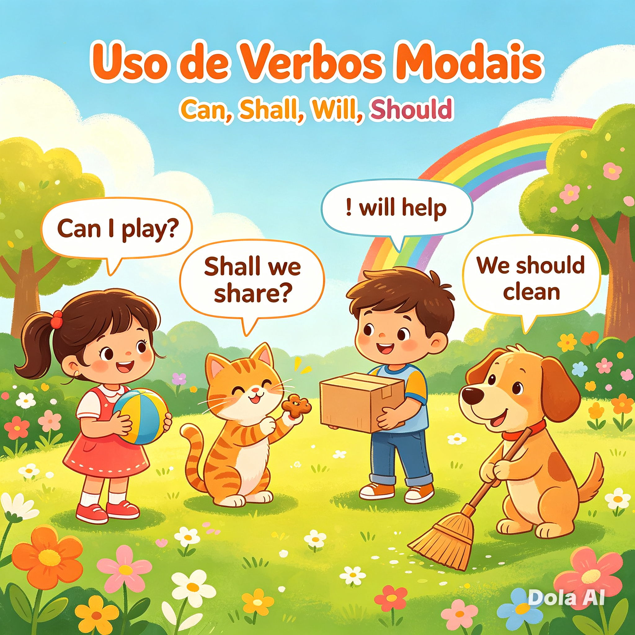Como apreender ingles com verbos modais