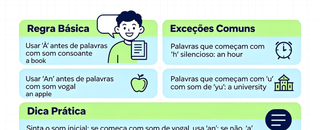 Como Usar “A” e “An” em Inglês