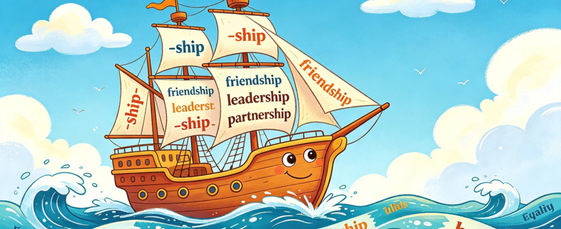 📘 Uso do sufixo -ship